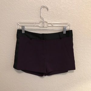 Purple & Black Shorts